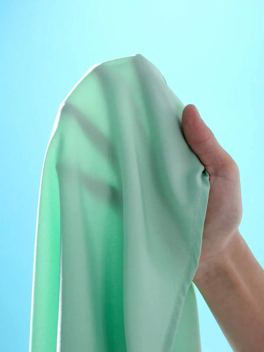 Mint Green Plain Half Sleeve Shirt