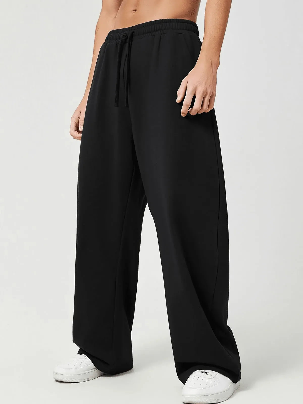 Black Plain Trackpant
