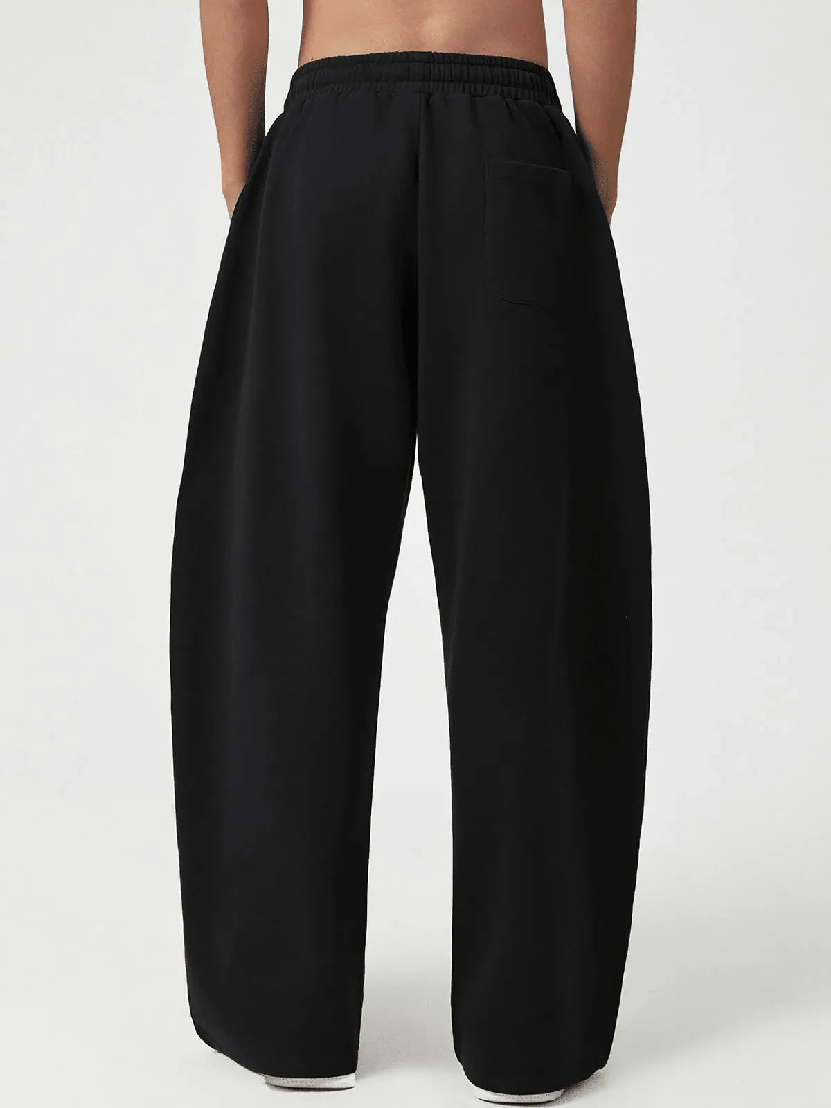 Black Plain Trackpant