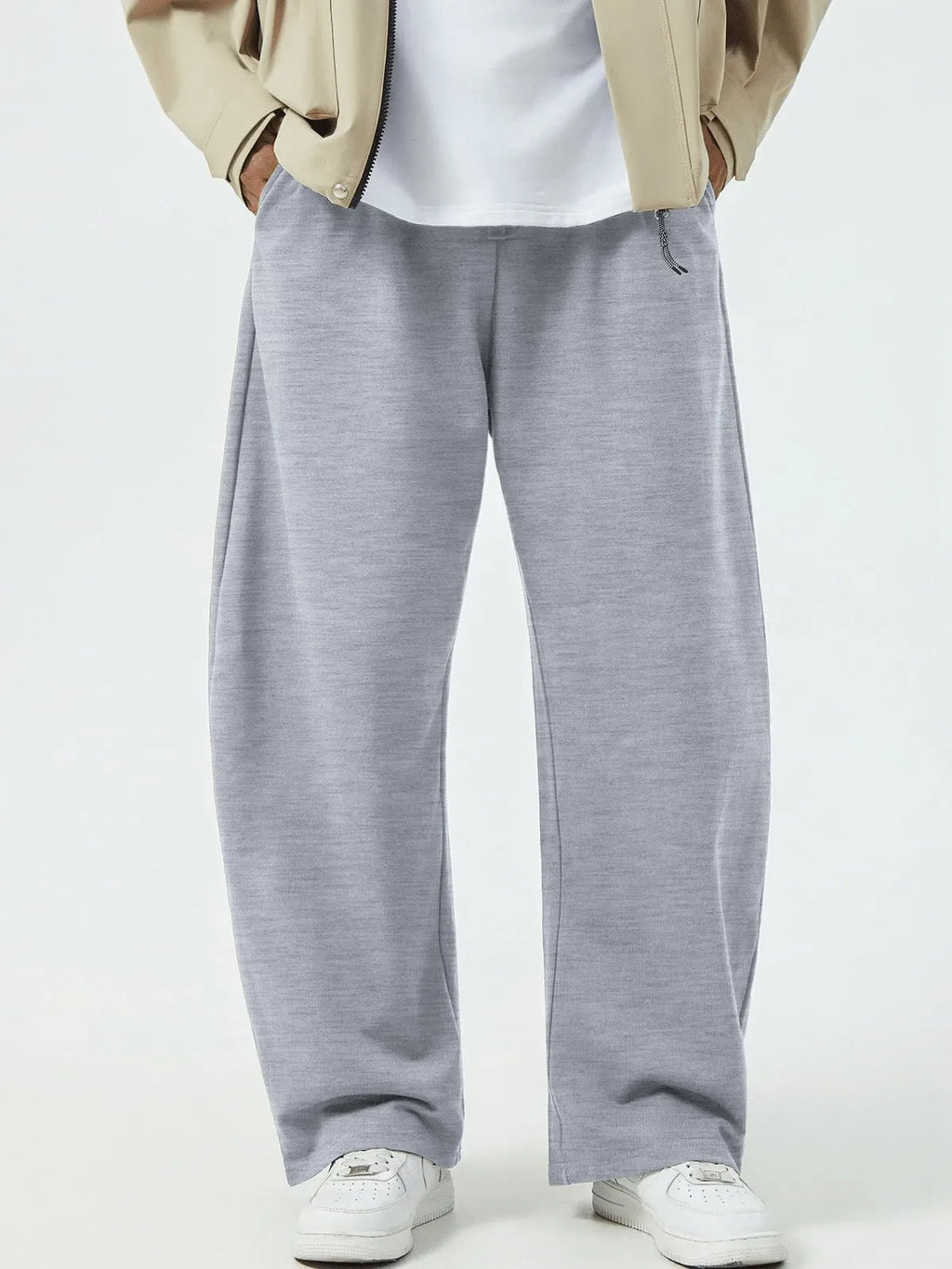 Grey Plain Trackpant