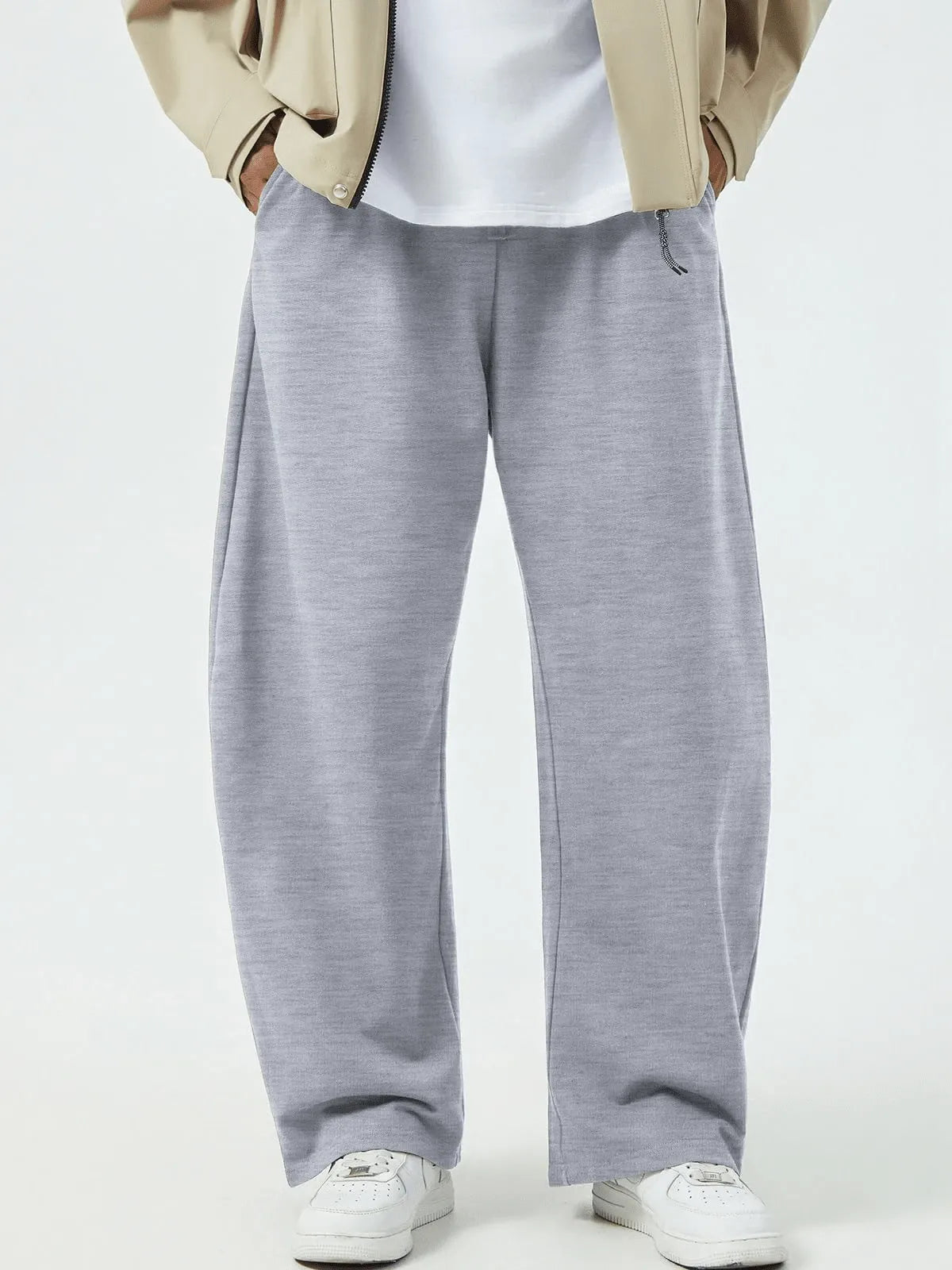 Grey Plain Trackpant