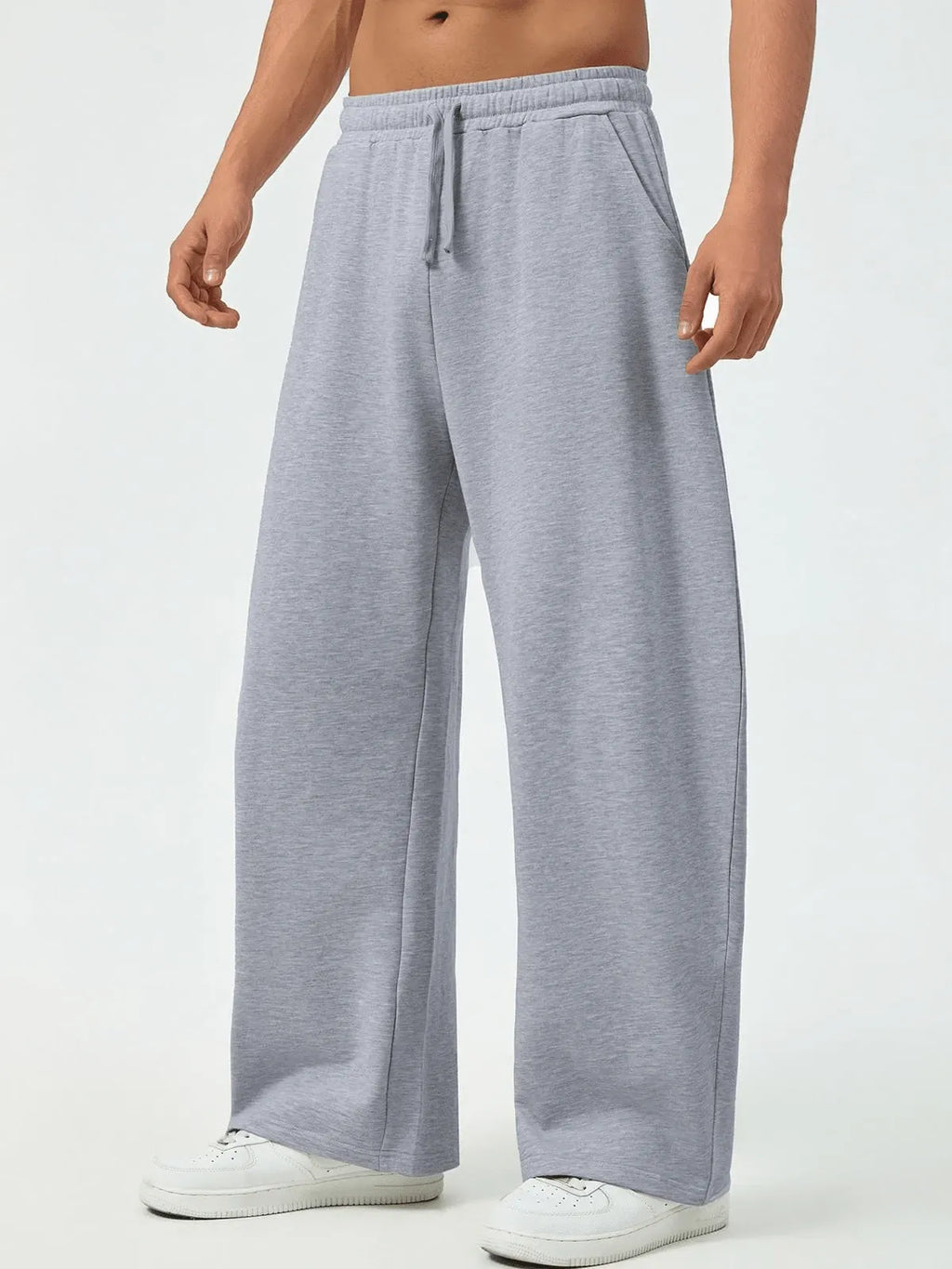 Grey Plain Trackpant