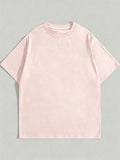 Baby Pink Plain Oversized T-Shirt