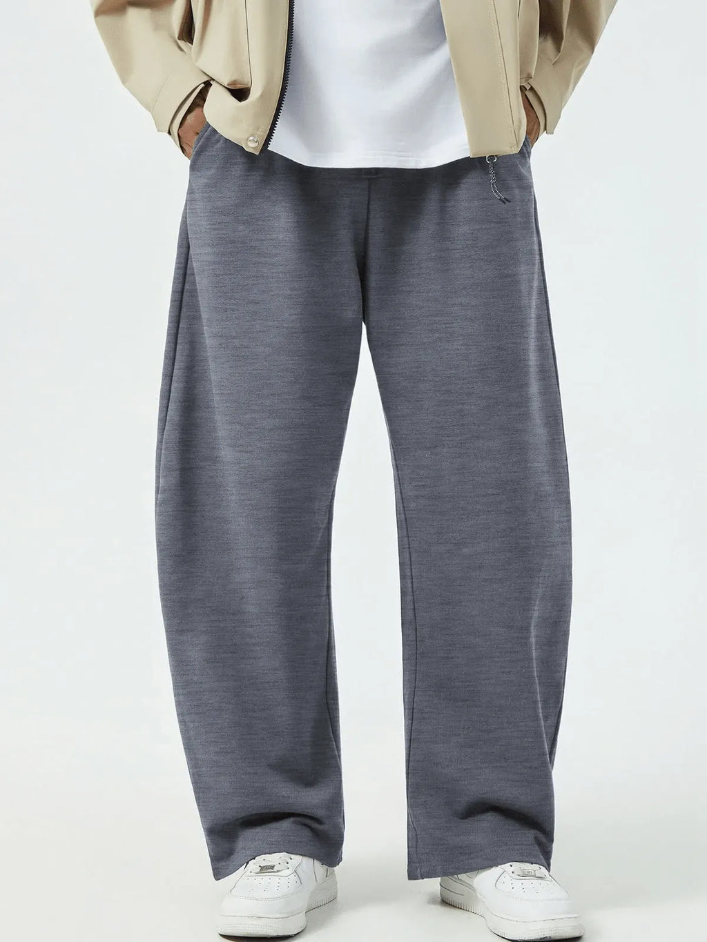 Dark Grey Plain Trackpant