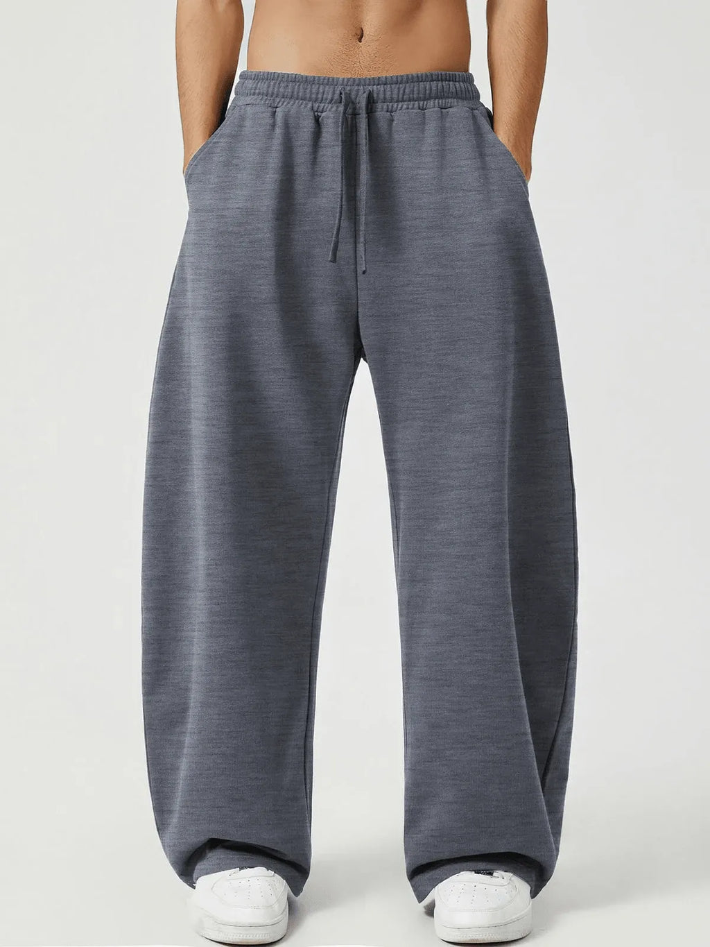 Dark Grey Plain Trackpant
