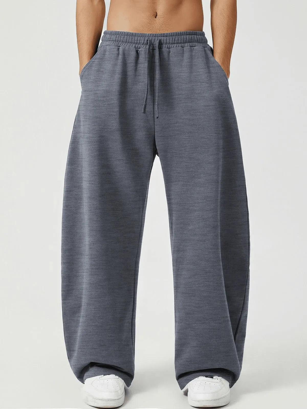 Dark Grey Plain Trackpant