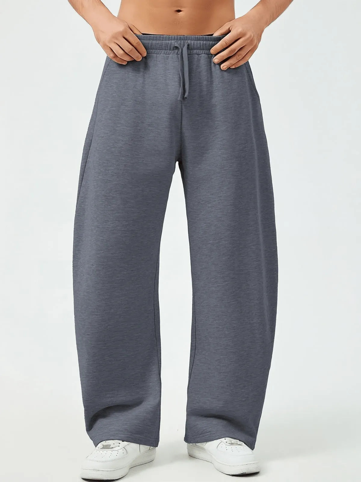Dark Grey Plain Trackpant
