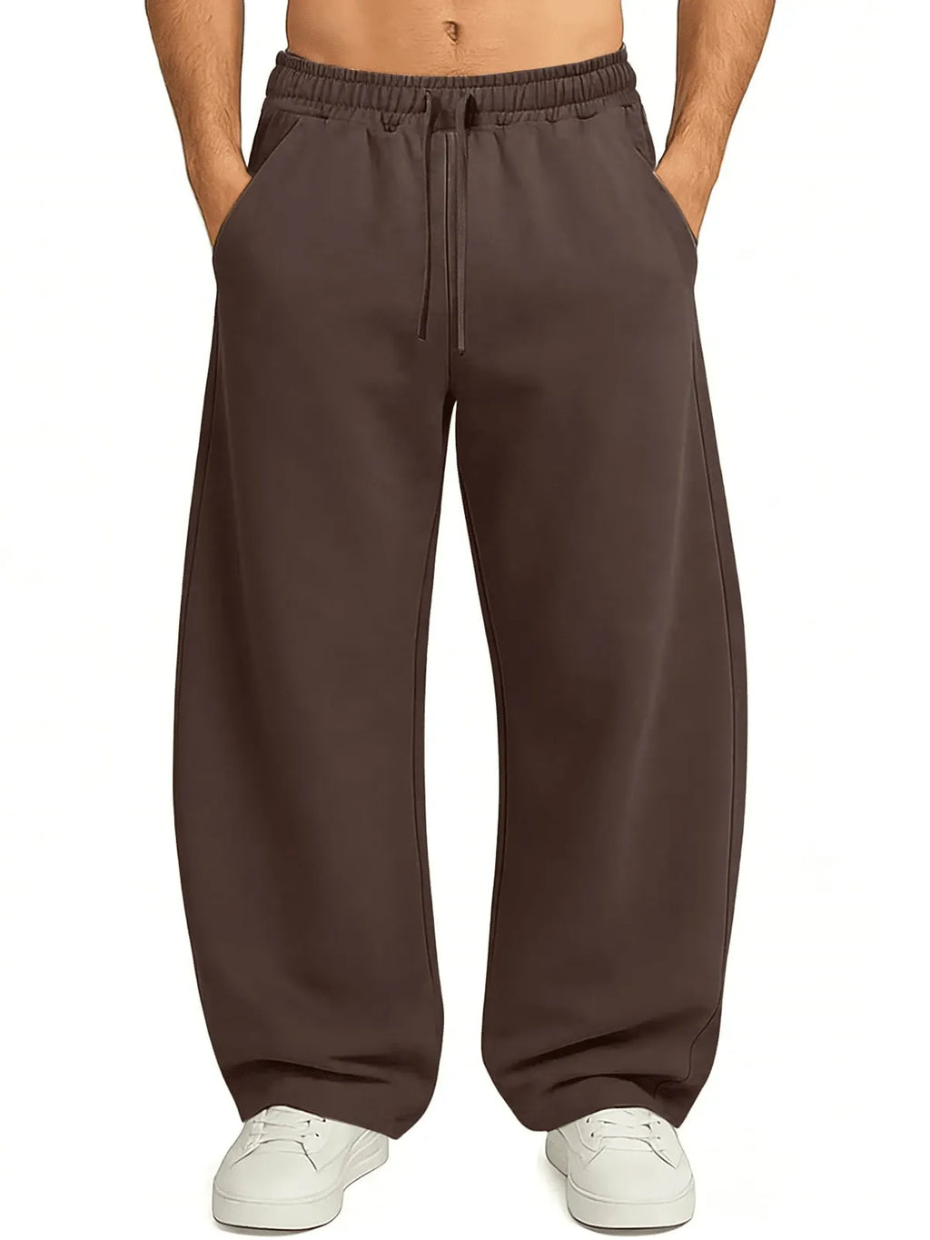 Coffee Brown Plain Trackpant