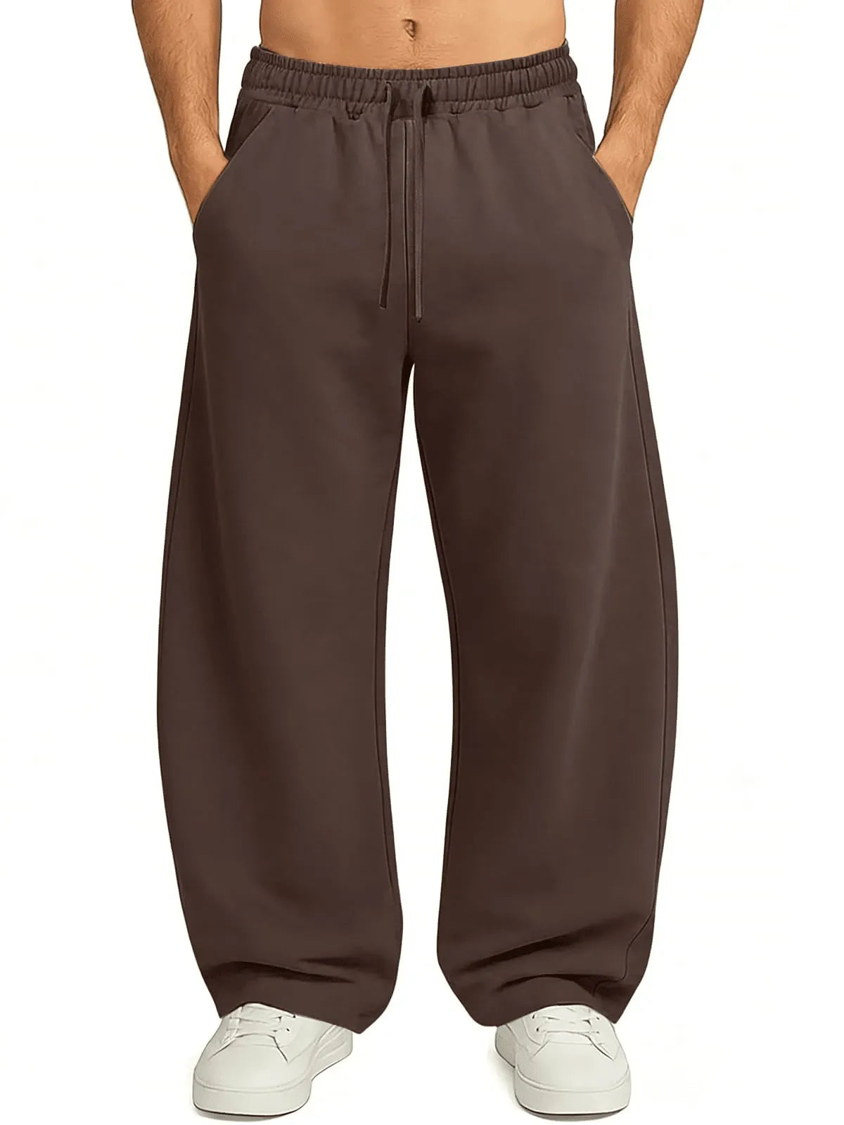 Coffee Brown Plain Trackpant