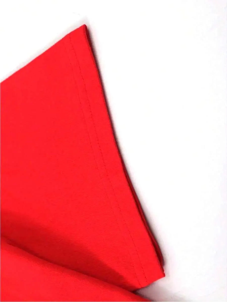 Red Plain Oversized T-Shirt