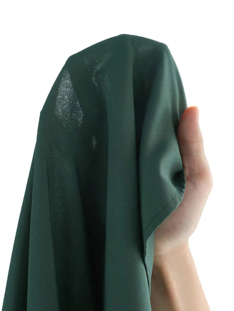 Dark Green Plain Half Sleeve Shirt