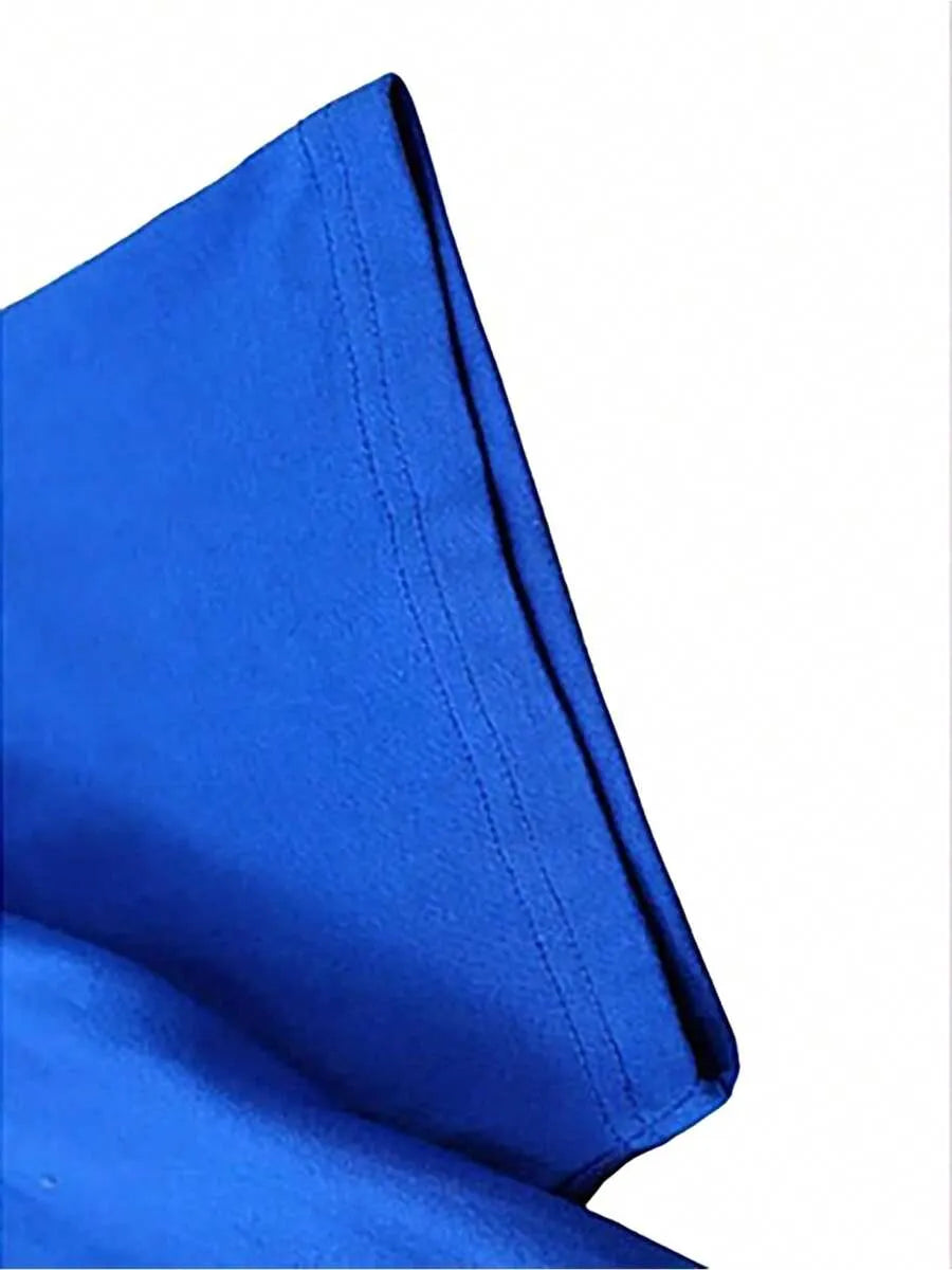 Blue Plain Oversized T-Shirt