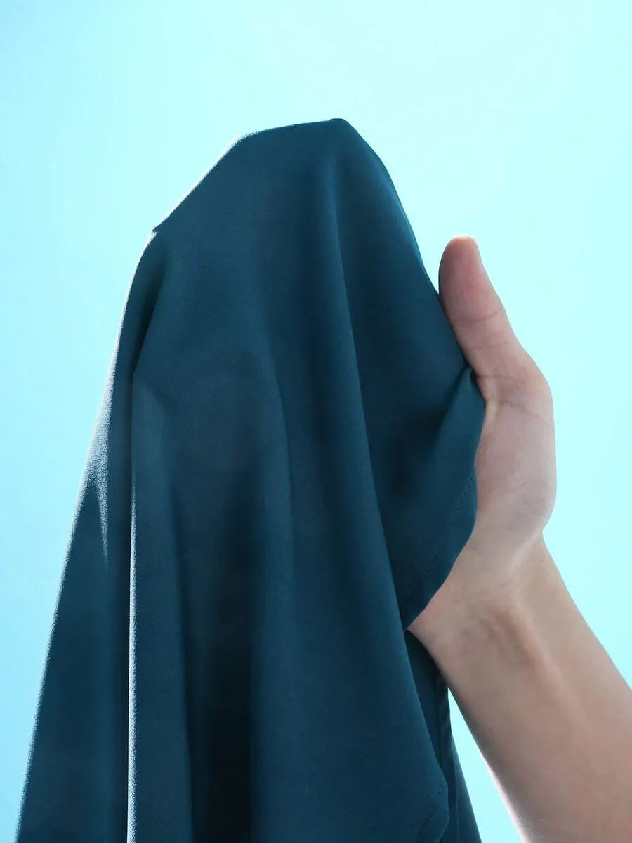 Peacock Blue Plain Half Sleeve Shirt