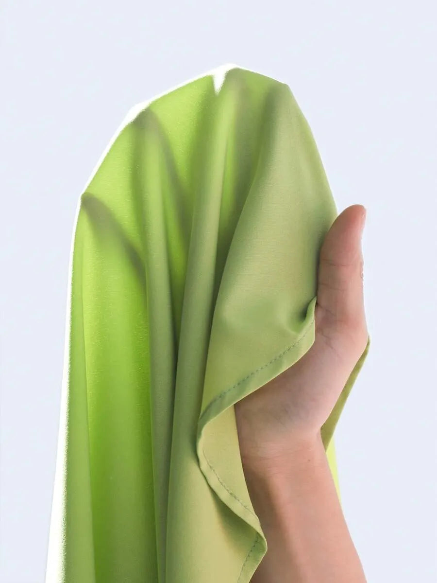Olive Green Plain Half Sleeve Shirt