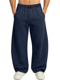 Navy Blue Plain Trackpant