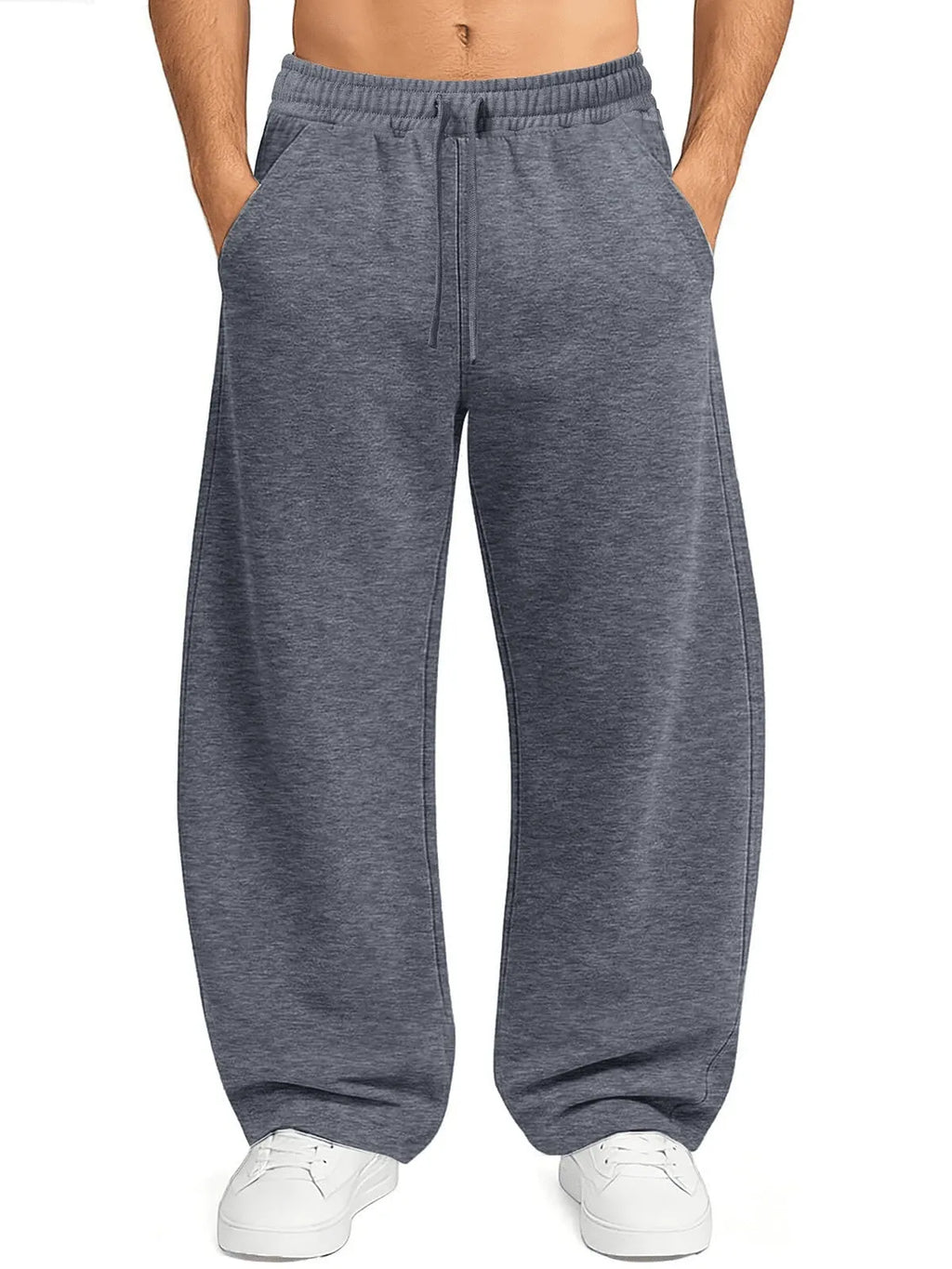 Dark Grey Plain Trackpant