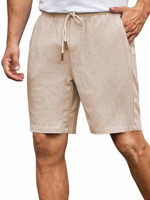 Beige Linen Short